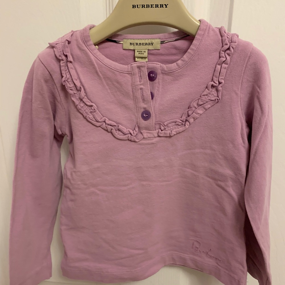 Burberry long sleeve in size 5Y